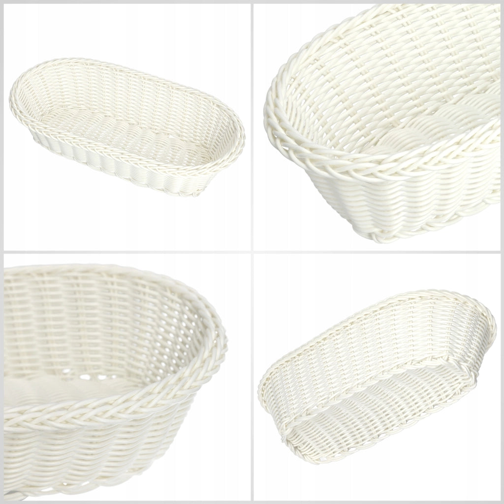Cestino KADAX per tavola Pane Pane Posate Torta Rettangolare Crema
