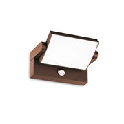 Applique Moderna Swipe Alluminio Coffee Led 21W 3000K Luce Calda