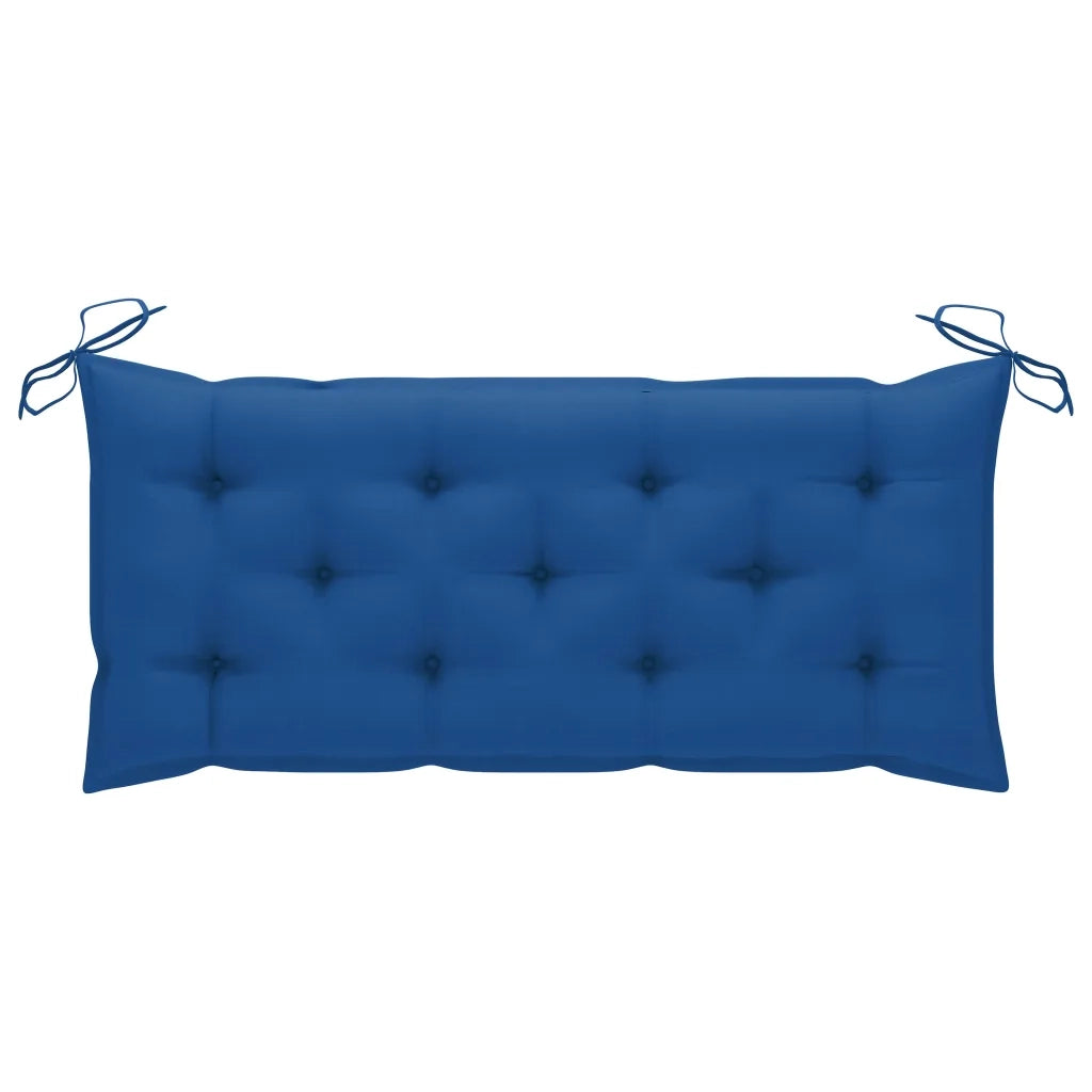 Panca da Giardino Pieghevole con Cuscino 118 cm in BambÃ¹ cod mxl 67003