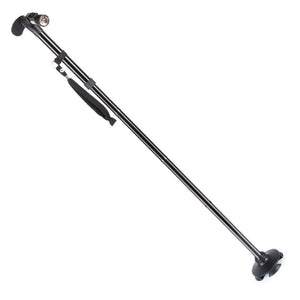 Bastone Telescopico per Anziani con Luce Led 85-97 cm Nero