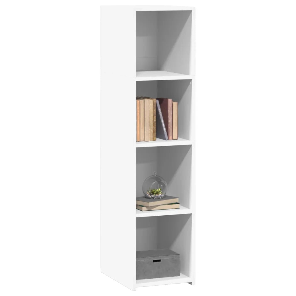 Credenza | Madia | Buffet da pranzo | Armadio da pranzo Bianca 30x41x124 cm in Legno Multistrato