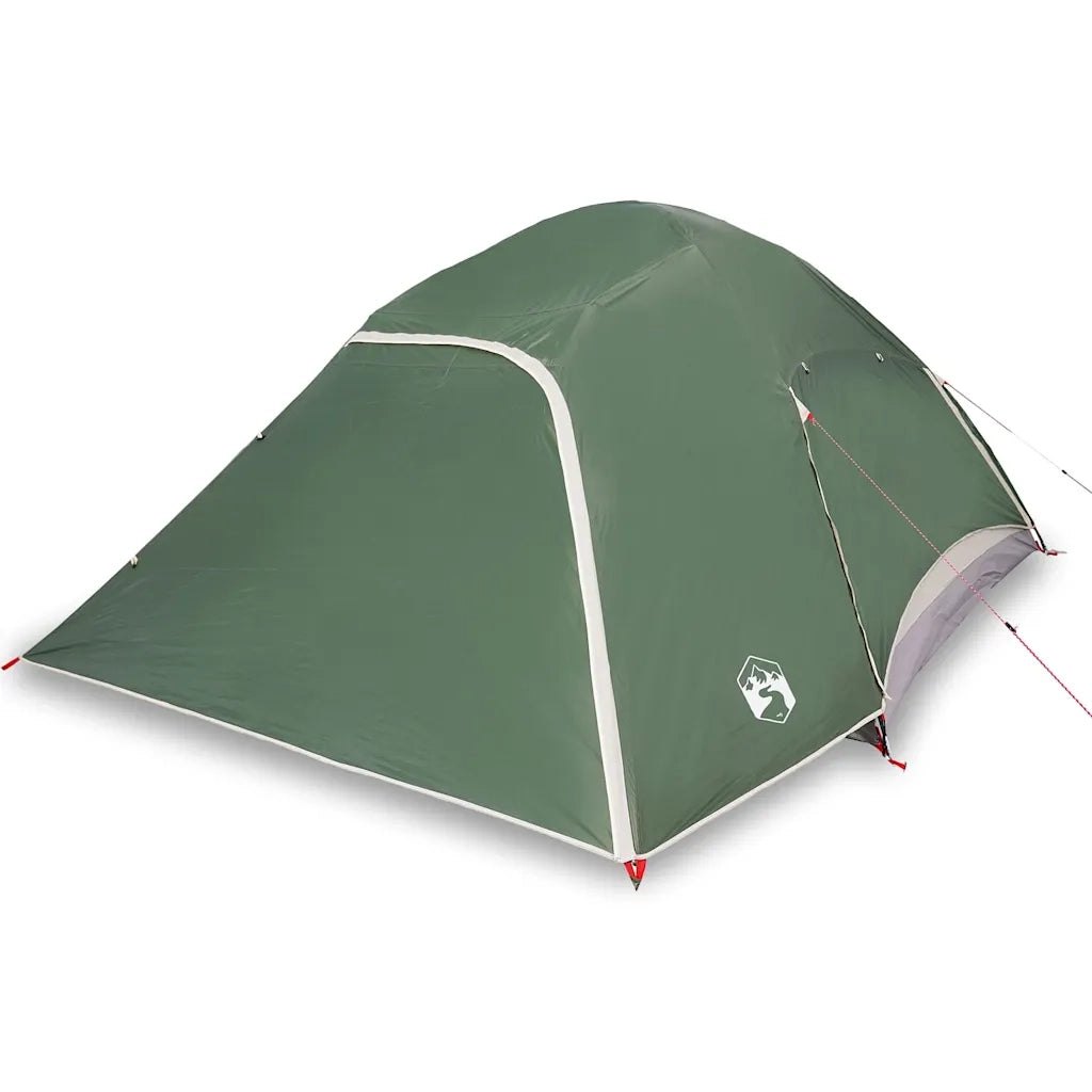 Tenda da Campeggio a Cupola per 6 Persone-Tenda per Escursionismo Verde Impermeabile 648820
