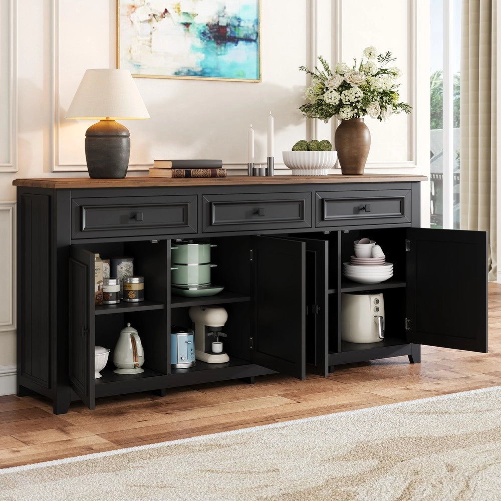 Credenza Moderna ¨C MINIMAL ¨C Legno, Soggiorno, 160x35x76 cm