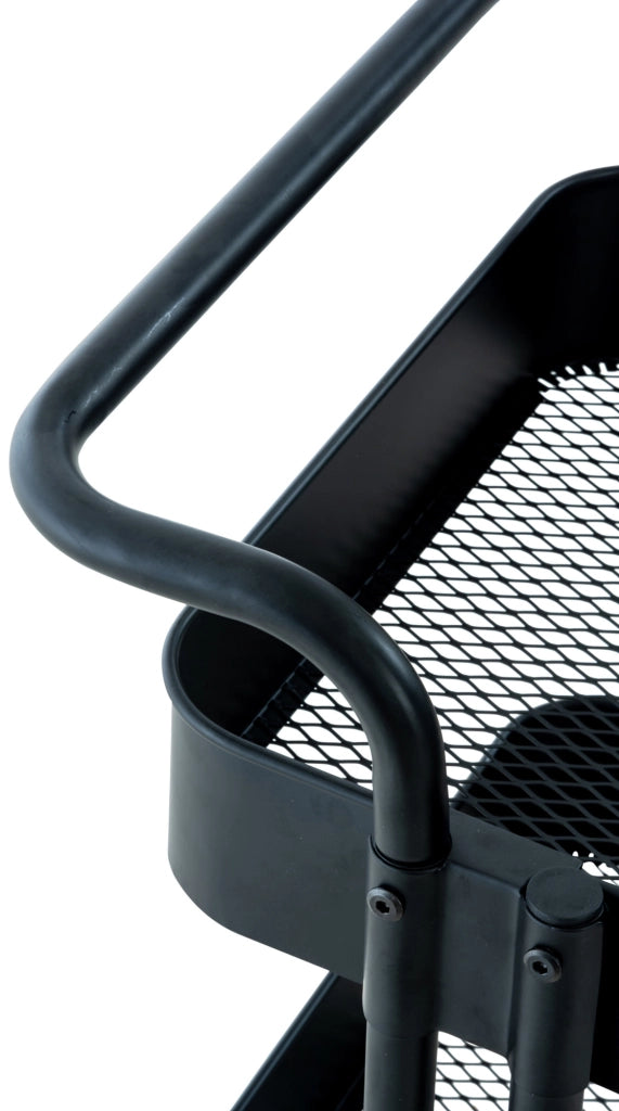 Carrello portaoggetti Mailo nero