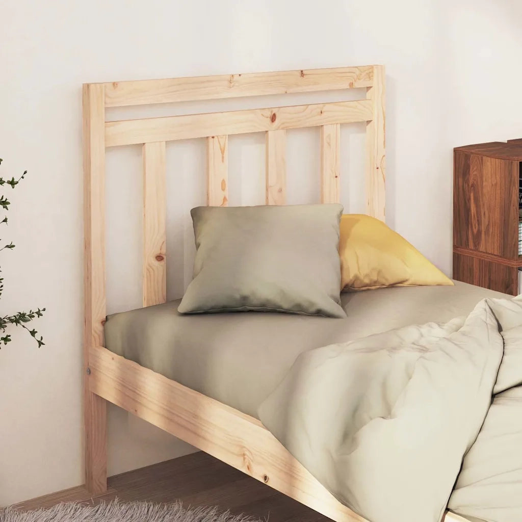 Testiera | Testata per Letto 95x4x100 cm in Legno Massello di Pino