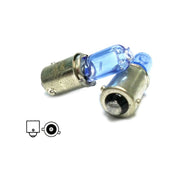 Coppia 2 Lampade H6W 12V 6W BAX9s Bianco Effetto Gas Xenon Per Luci Posizione Auto