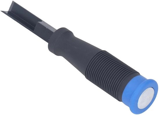 Beitel a 90° per lavorazione del legno - Materiale in acciaio chroom-vanadium - Manico in TPR - Antiscivolo - Leggero - Ideale per lavorazione del legno - Beitel a 90°