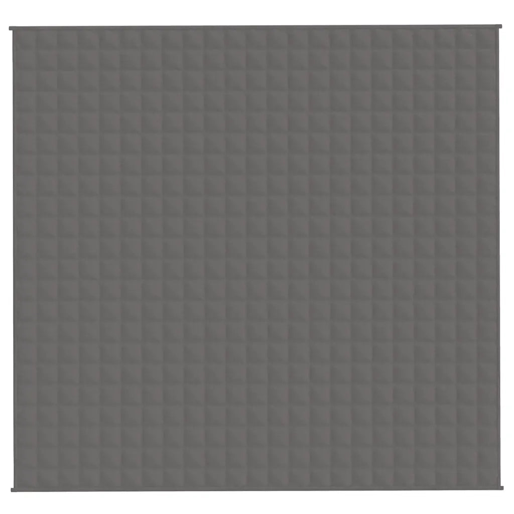 Coperta Ponderata Grigia 220x240 cm 11 kg Tessuto 3154844