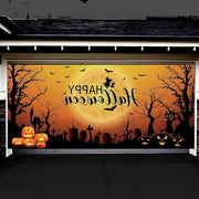 Decorazione per porta garage Halloween spettrale, copertura porta 39 x 183 cm