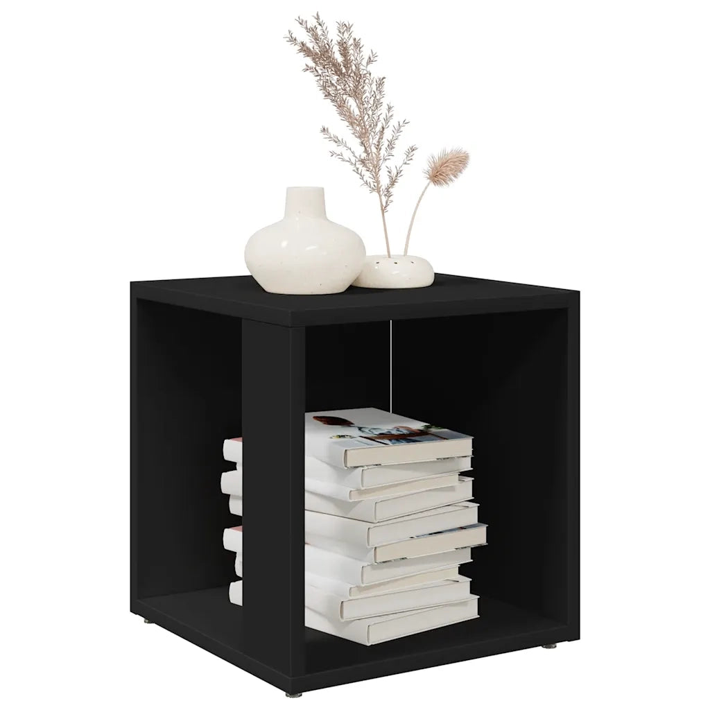 Tavolino Nero 33x33x34,5 cm in Truciolato 809009
