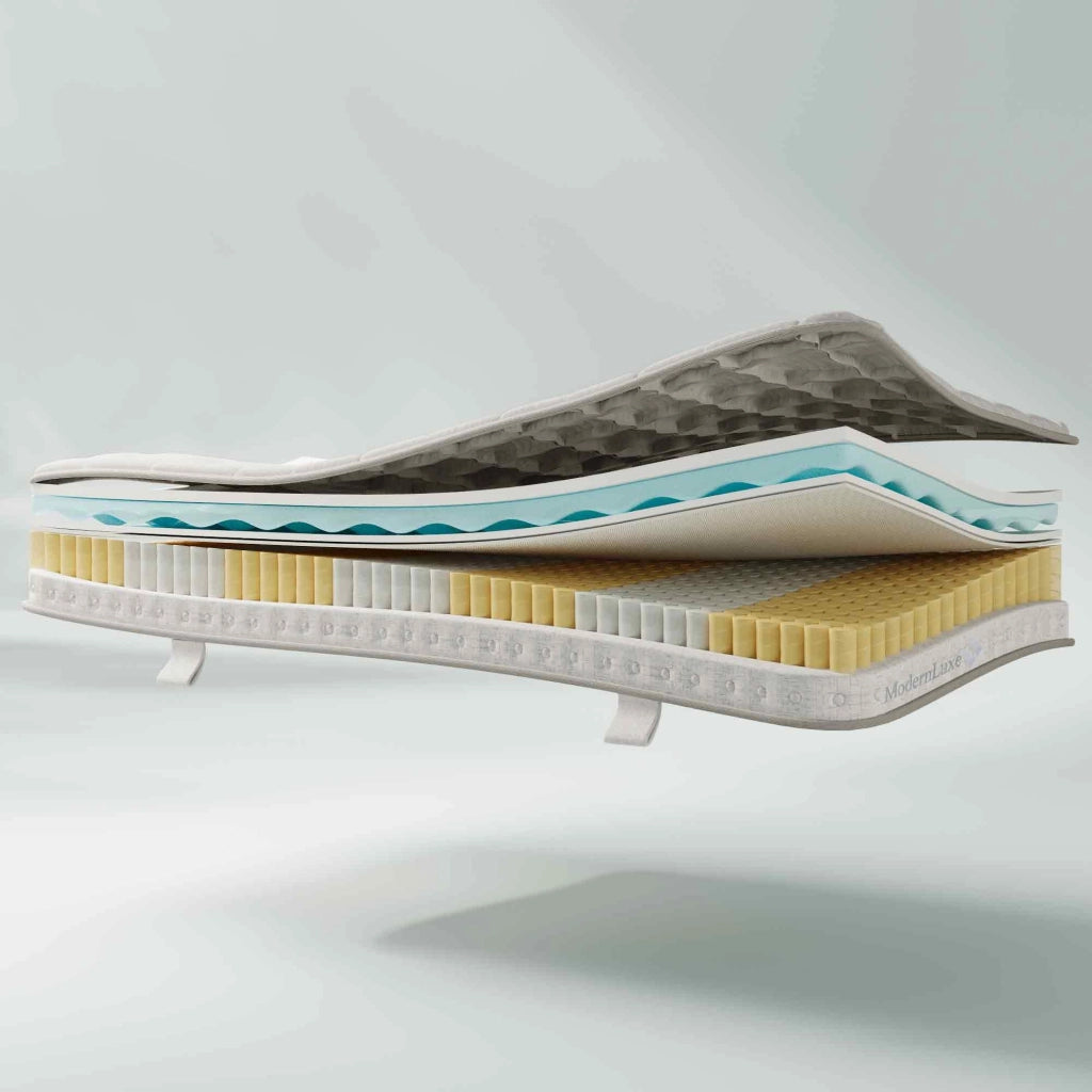 Materasso Matrimoniale 140x200 Molle insacchettate 7 Zone differenziate - Ortopedico - Altezza 10 cm