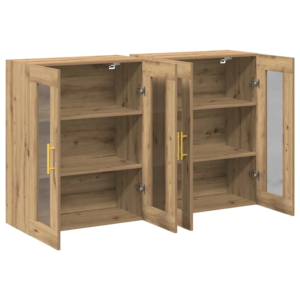 Armadi da Parete 2 pz Rovere artigianale 69,5 x 34 x 90 cm CFW9032844