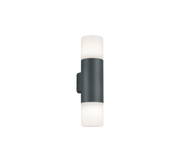 Applique Parete Esterno Moderna Antracite Bi Emissione Luce 33 cm Hoosic GD Trio