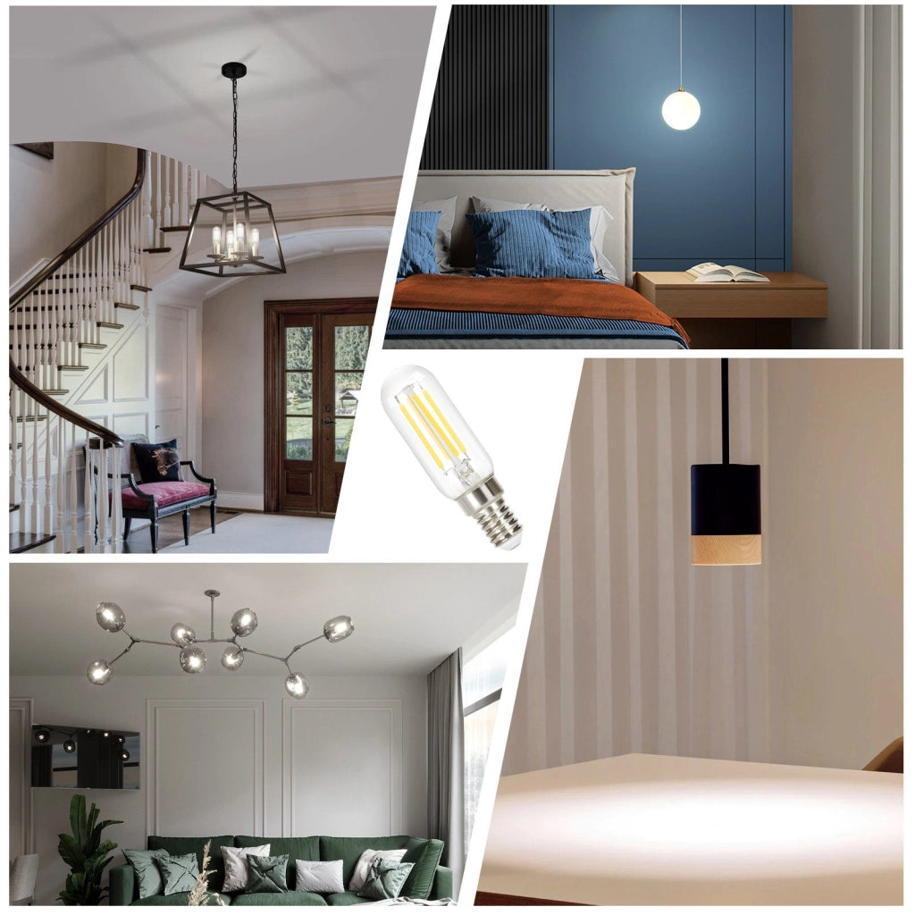 ZMH Bombilla LED  Bombilla LED Bombilla de estilo antiguo Bombilla de bajo consumo 4W