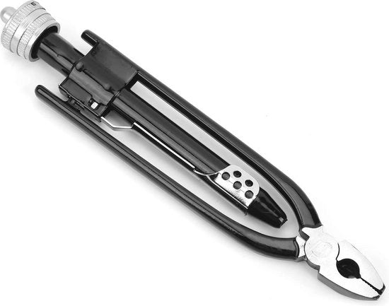 Tang per avvolgimento di cavo di sicurezza - 210 mm - tang per avvolgimento di cavo di sicurezza aereo - tang per zavorratura - attrezzo per aerei - industria automobilistica - nero.
