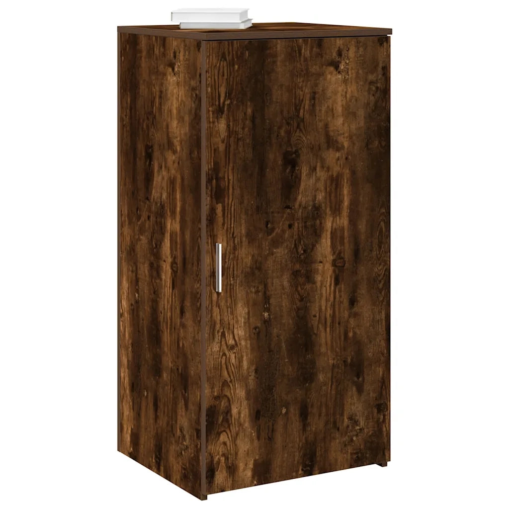 Mobile Portaoggetti Rovere Fumo 50x45x103,5 cm in Truciolato 859046