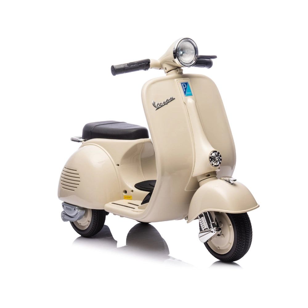 Vespa Sidecar Small Special 6V per Bambini con Licenza Ufficiale Piaggio-Avorio