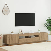 Mobile Porta TV con LED Artigianale 200x35x40 cm Multistrato 3329166