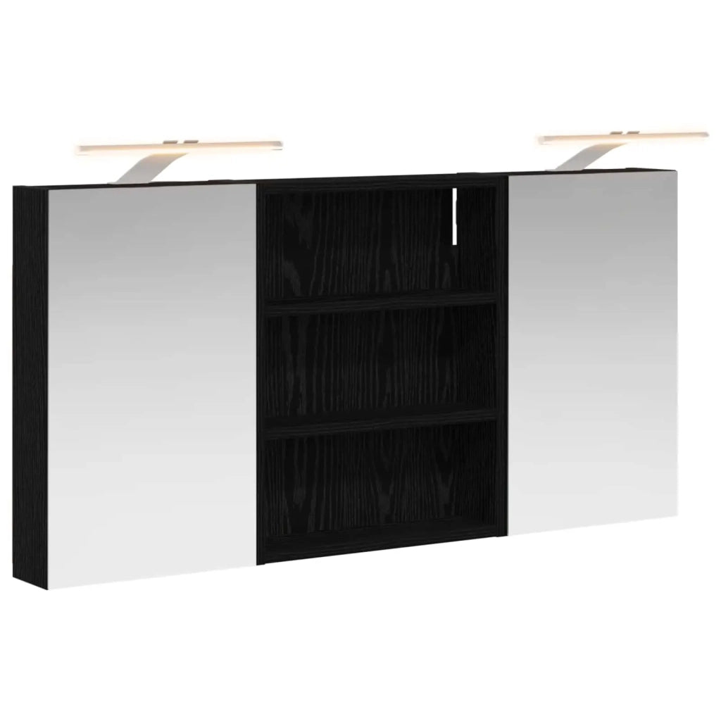 Set di Armadi da Bagno con lo scaffale 3 pcs 100 x 10,5 x 50 cm