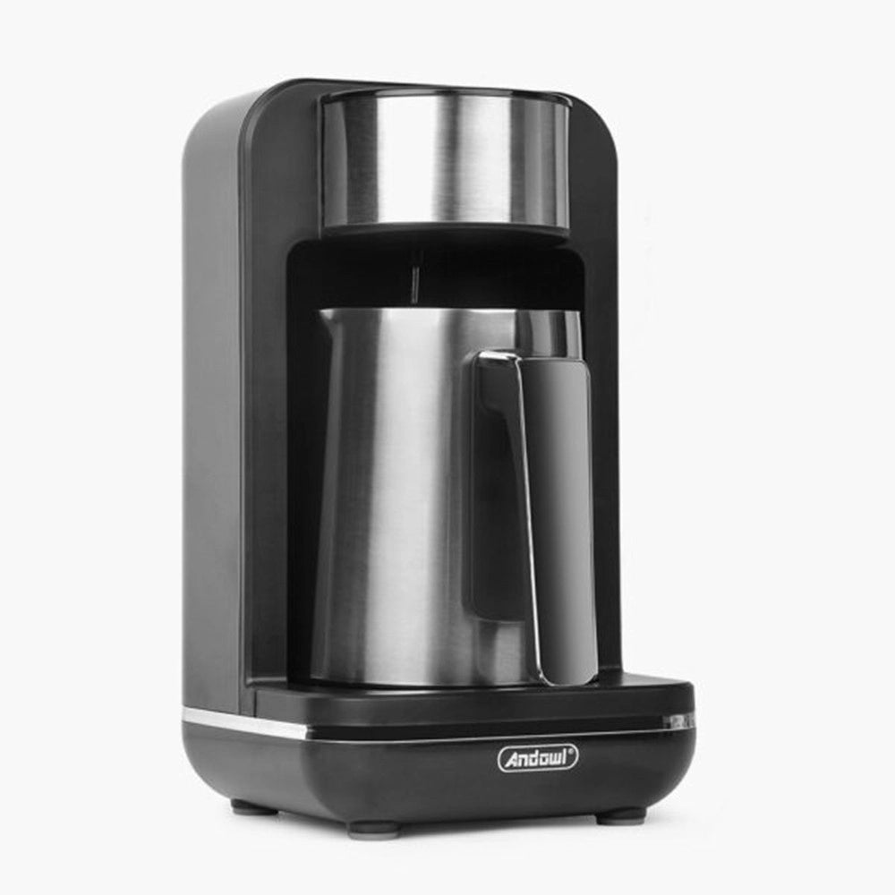 Trade Shop - Macchina Da Caffè Caffettiera Elettrica 120v Capacità 4 Tazze Per Caffè Turco Greco Q-cf89 -