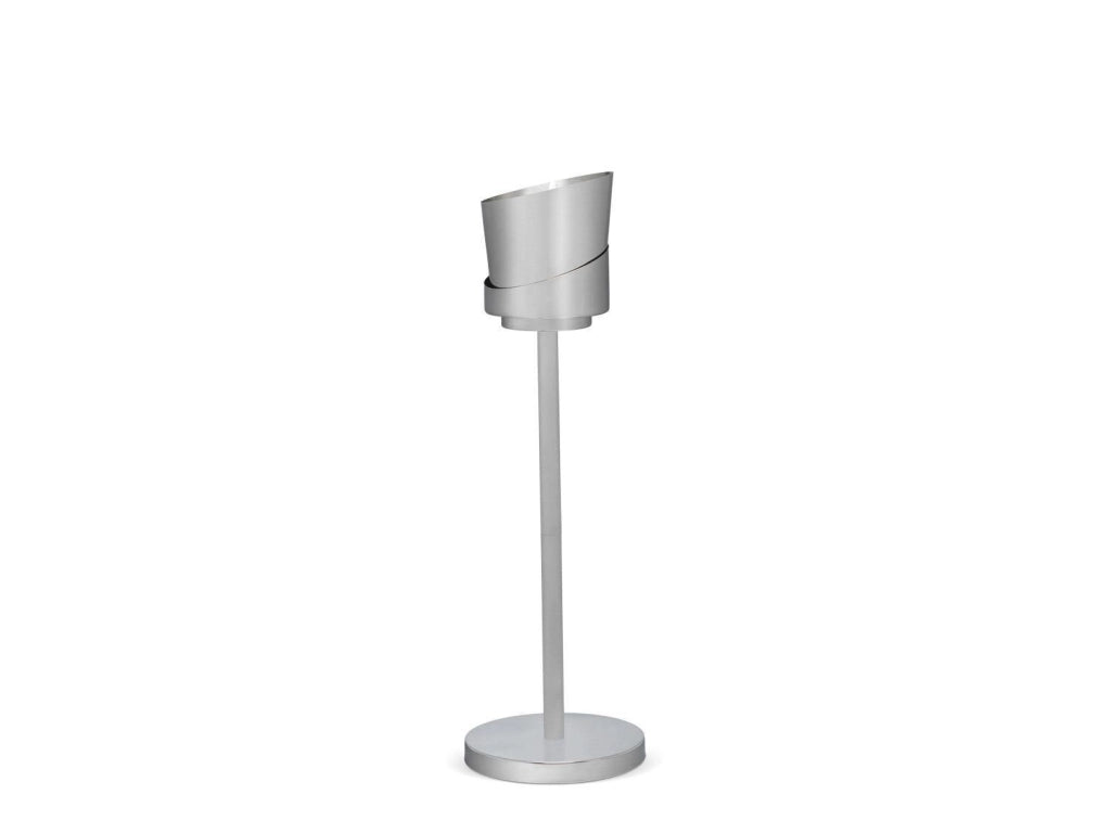 Leopold Vienna LV223003 Secchiello per Champagne con Supporto in Acciaio Inox Opaco colore Argento