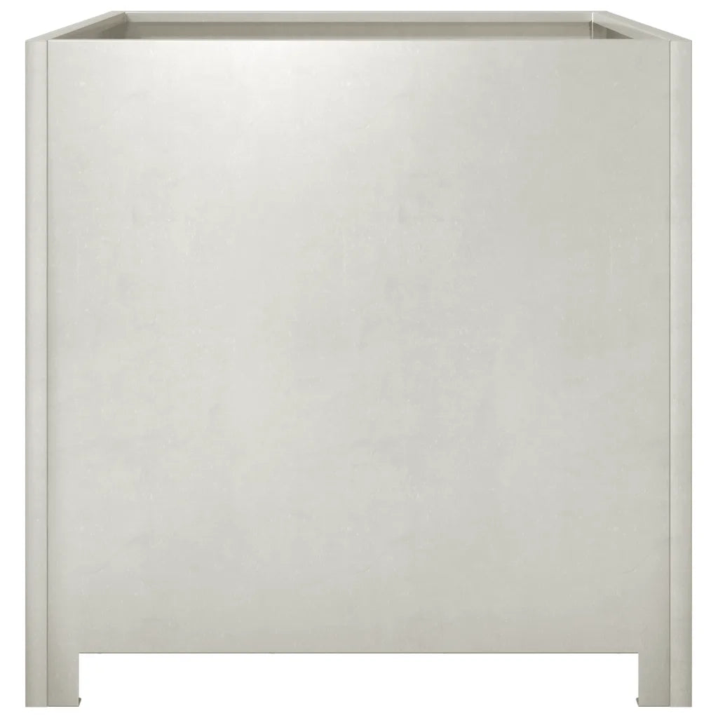 Fioriera da Giardino-Vaso da Esterno 50x50x50 cm in Acciaio Inox 742827