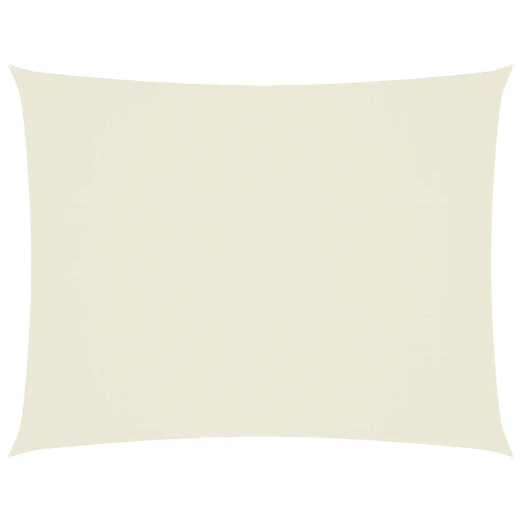 Parasole a Vela Oxford Rettangolare 2x3,5 m Crema cod mxl 66482