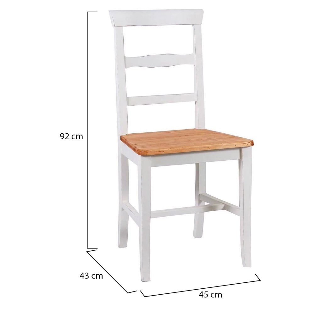 Attanasio, Sedia una Sedia Made in Italy, Bianco