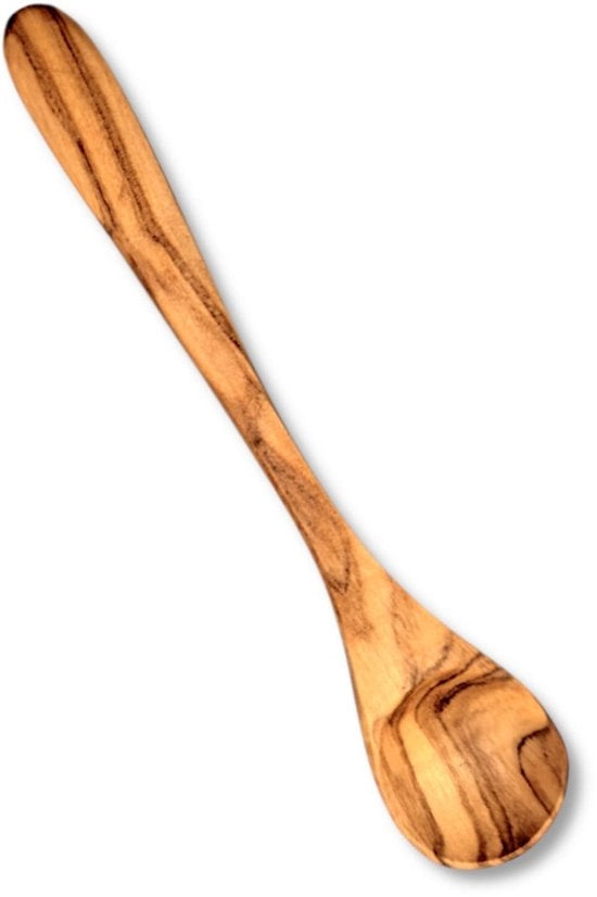 Lepel in Olijfhout 14 cm - Theelepel - Koffielepel - di Alta Qualità e Duraturo