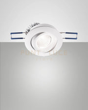SIGMA SYSTEM INCASSO BIANCO TONDO ORIENTABILE A LED 7W 3000K 800LM IP40