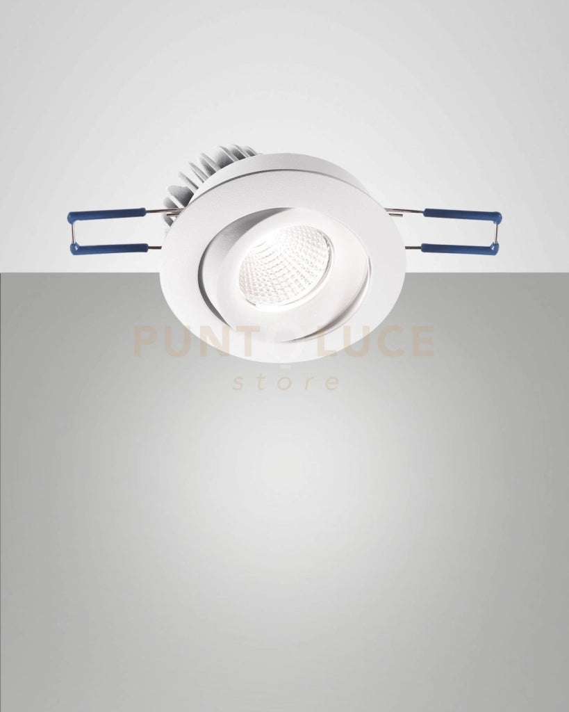 SIGMA SYSTEM INCASSO BIANCO TONDO ORIENTABILE A LED 7W 3000K 800LM IP40