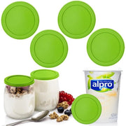 Detersivo per Yoghurt - Detersivo in Silicone - Universale Copertura - Imprermeabile - Adatto per contenitori da 500g di Yoghurt - Facile da Pulire