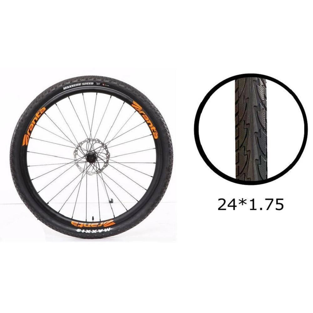 Trade Shop - Copertone Ruota Pneumatico Gomme Per Bici Bicicletta Mtb Bike 24×1.75 Zx-8104 -