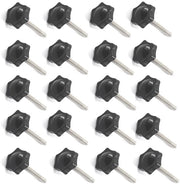 Viti a manopola 25mm - 20 pezzi - Fermo maschio - Viti a vite - Acciaio inossidabile - Materiale di alta qualità - Manopola di chiusura