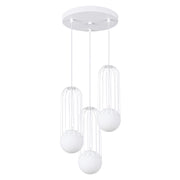 Lampada a sospensione GELIDA tripla bianca 3xG9 Pure Lume