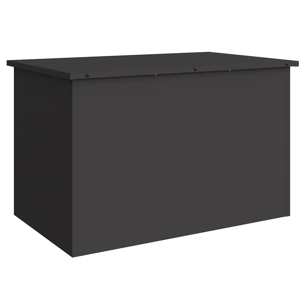 Scatola di Stoccaggio Esterno Nero 80 x 50,5 x 50 cm Acciaio CFW5394257