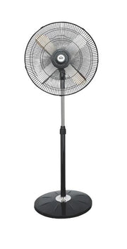 Ventilatore a Piantana Nero 4 Pale 60 Watt Altezza 135 cm