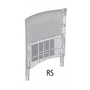 R FIANCO RS X ALLIBERT/KETER SET IOWA BALCONY CAPPUCC.- 1,0 pz