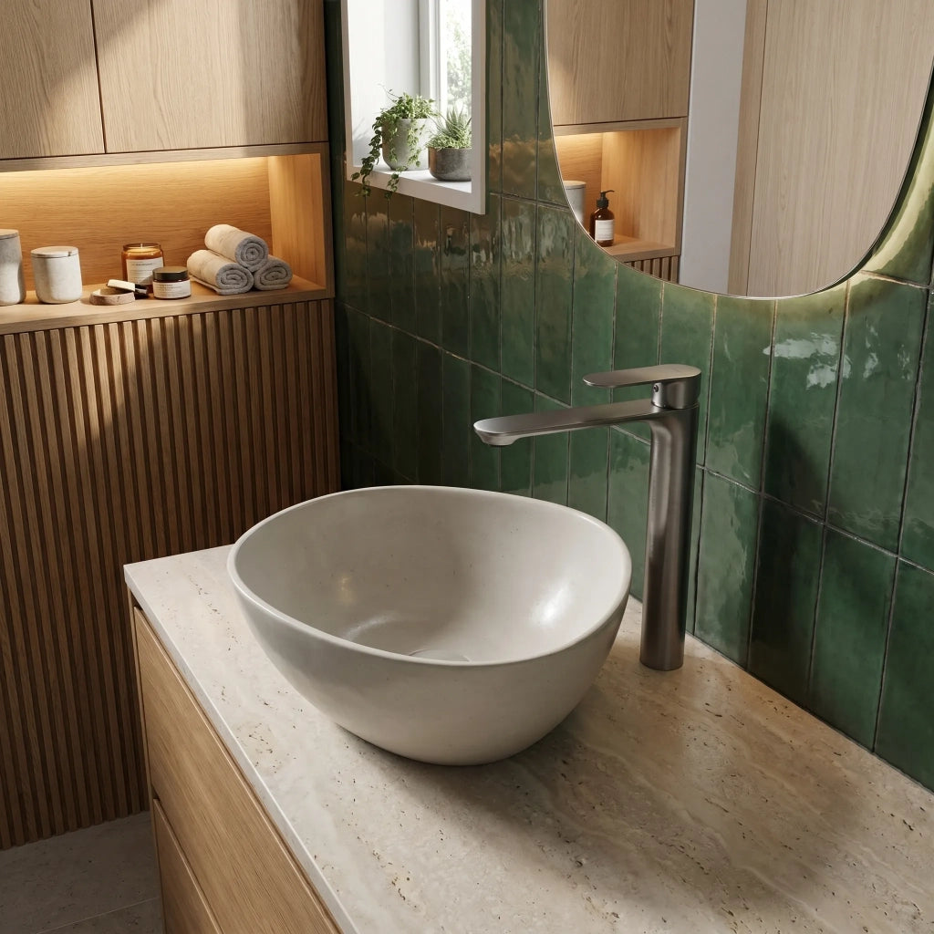 Rubinetto Da Lavabo Rea Drop Titan High