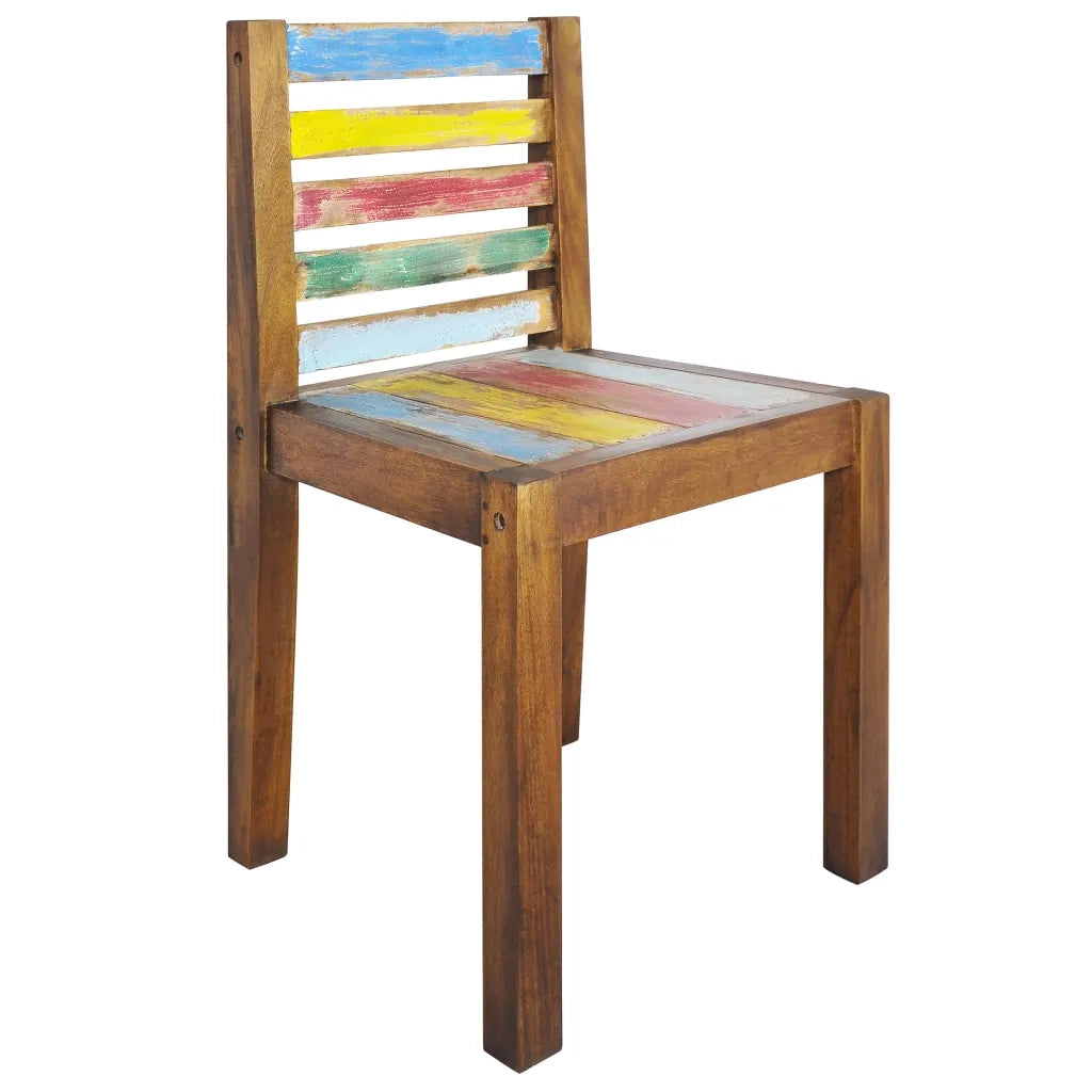 Sedie da Pranzo 6 pz in Legno Massello di Recupero 3082891