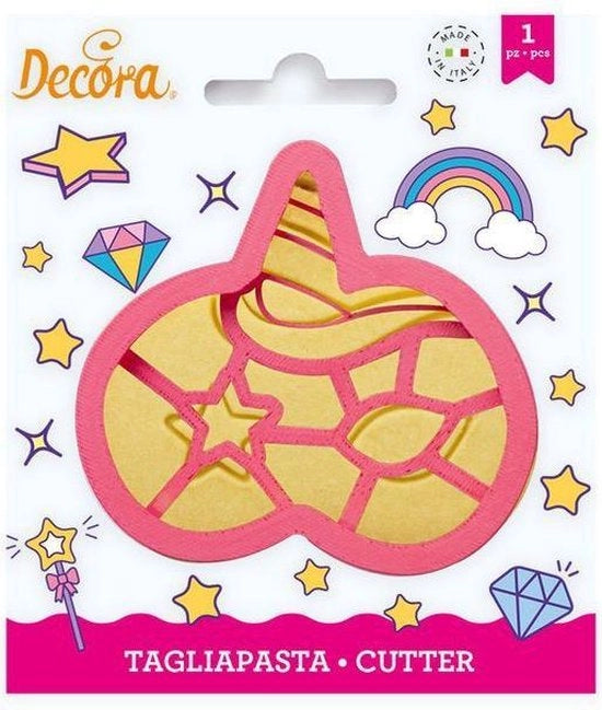 Decoratore di Biscotti con Faccia di Unicornio