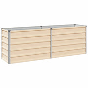 Letto rialzato da giardino Avorio 160 x 40 x 55 cm 8006249
