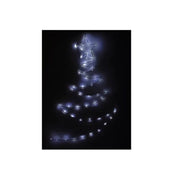 ALBERO STILIZZATO LUMINOSO LED 100CM 50LUCI BIANCO FREDDO PER DECORAZIONI NATALO