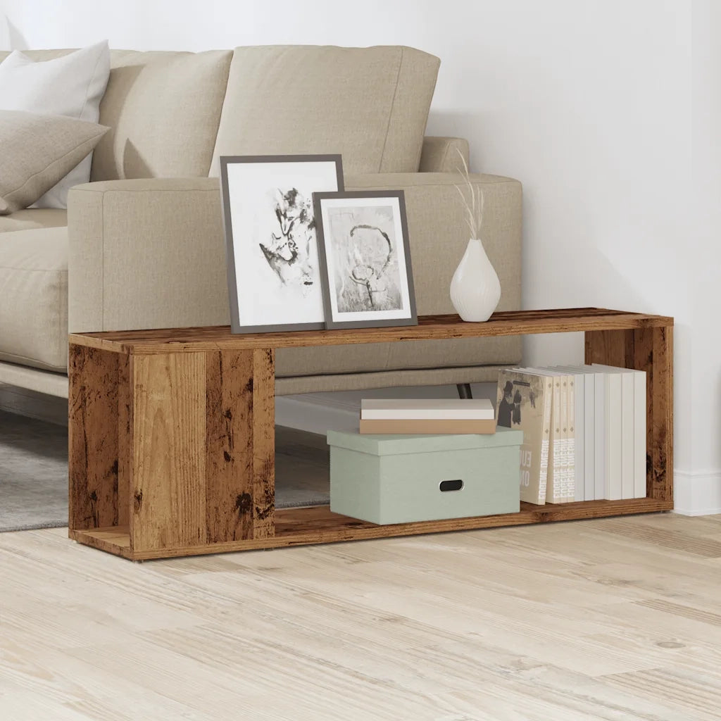 Mobile Porta TV Legno Antico 100x24x32 cm in Legno Multistrato 856738