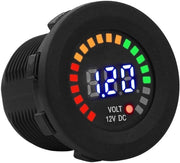 Multimetro 12V - Display Digitale - Impermeabile - Per Motocicletta/Auto - Multimetro - Controllo Batteria - Multimetro di Tensione