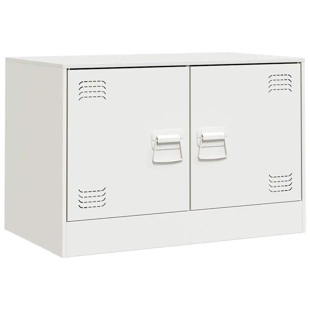 Mobili TV 2 pz Bianchi 67x39x44 cm in Acciaio 841642