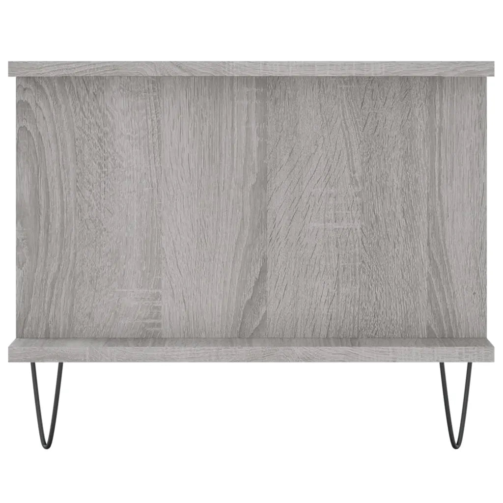 Tavolino da Salotto Grigio Sonoma 90x50x40 cm Legno Multistrato 829490