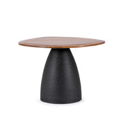 Tavolo Rotondo in Legno con Base Conica Nera 140 cm - FRANKLIN