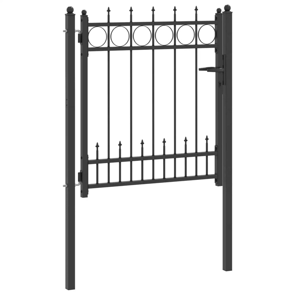 Cancello per recinzione HORST Acciaio Nero Bloccabile CFW3622070