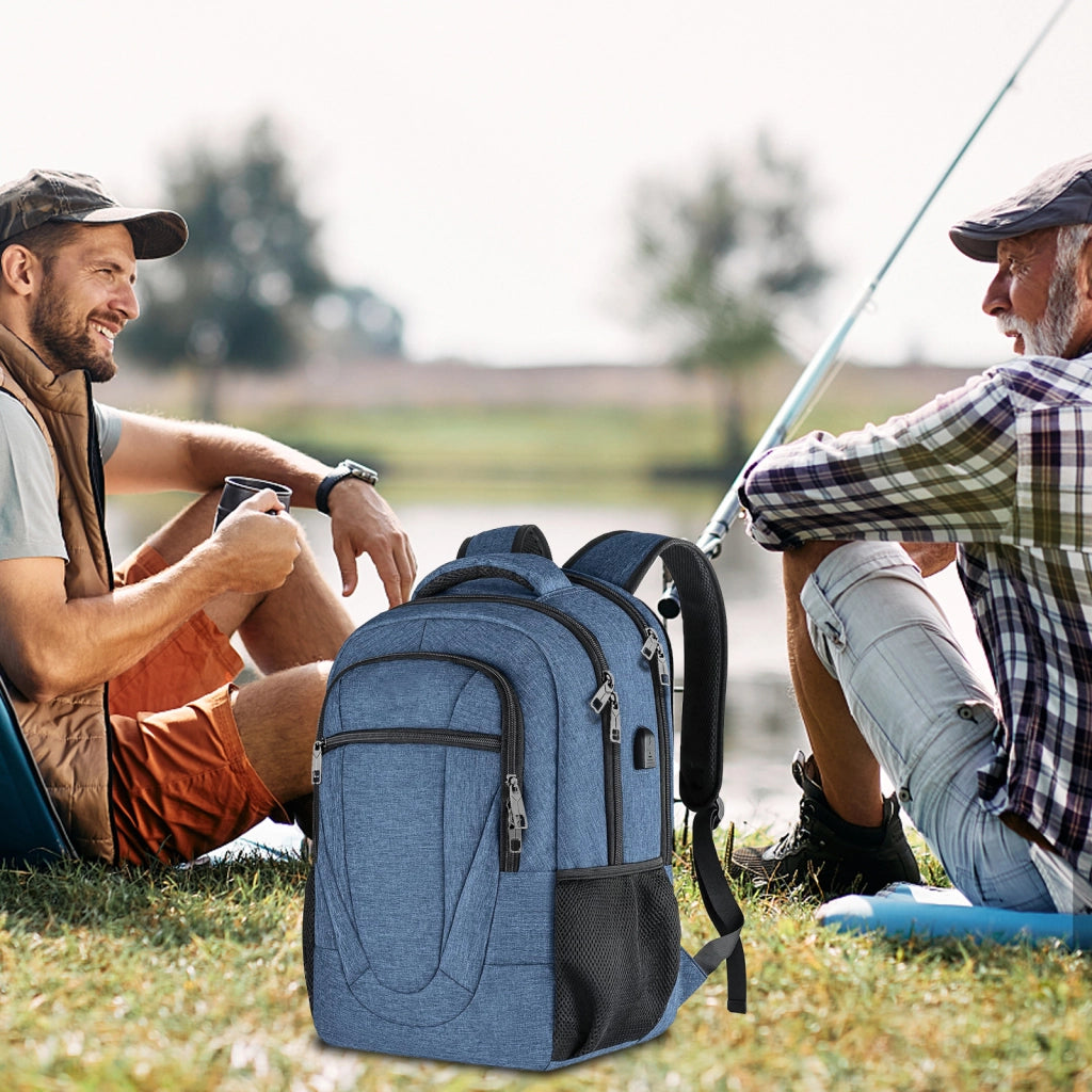 Zaino capiente per computer portatile con porta USB